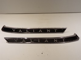 1963 Plymouth Valiant Roof Pillar Emblems OEM 2243294 2243295 - £141.53 GBP