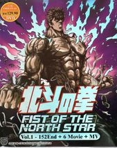 DVD Anime Fist Of The North Star Complete Series Vol.1-152 End + 6 Movies + MV  - £53.78 GBP