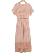 Ruby Rd Maxi Dress Womens Small Multicolor Embellished  V Neck Dolman Sl... - £16.37 GBP