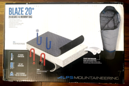 BNIB ALPS Mountaineering Blaze 20 Degree XL Mummy Bag - $79.00