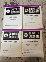 1982 1983 Chrysler Outboard 25HP 35HP Service Shop Repair Manual OEM Set - $39.98