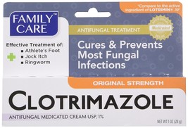 Clotrimazole Anti Fungal Cream, 1% USP Compare to Lotrimin 1oz. (Pack of 3) - £15.17 GBP