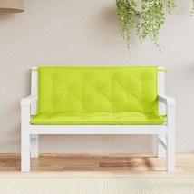 Garden Bench Cushions 2 pcs Bright Green 47.2&quot;x19.7&quot;x2.8&quot; Oxford Fabric - $120.49
