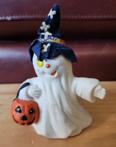 UCGC Halloween Trick or Treating Ghost 1985 Figure Figurine Pumpkin Witches Hat - £4.64 GBP