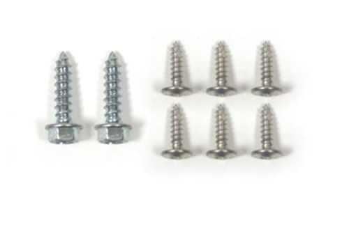 1965-1967 Corvette Screw Set Rear Quarter Trim Panel Convertible 8 Pieces - $17.77
