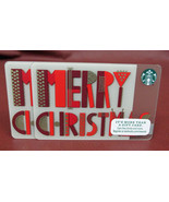 Lot of 2 Starbucks 2015 MERRY CHRISTMAS Gift Cards New with Tags - $165.11 MXN