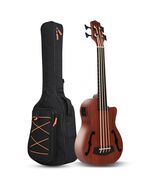 Batking 30&quot; U-Bass Mahogany With F Holes Ukulele Bass Ukelele Uke/EQ Fre... - $172.83