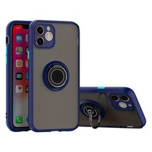 Rugged 360° Magnetic Ring Case for iPhone 12/12 Pro 6.1&quot; DARK BLUE - £6.02 GBP