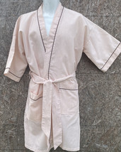 Vintage Sea Island Treasurobe One Size Robe Striped Peach Striped Lounge... - £23.35 GBP