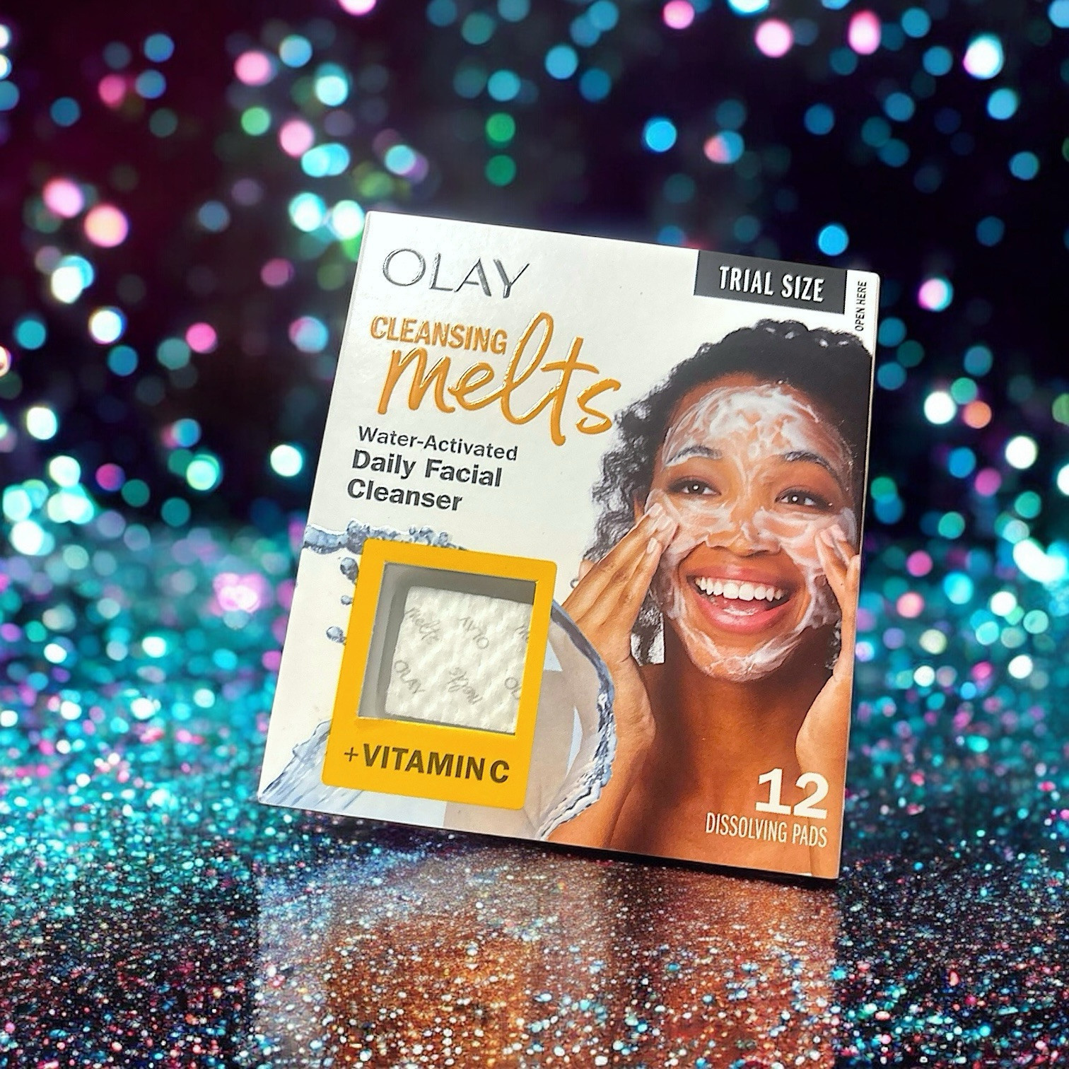 Olay Cleansing Melts +Vitamin C Water-Activated Cleanser  12 Count NIP - $14.84
