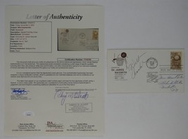 Wilt Chamberlain Signed 1961 First Day Cover FDC Honoring Dr Naismith JSA COA - £543.81 GBP