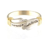3mm Women&#39;s Wedding band 14kt Yellow and White Gold 399392 - $299.00