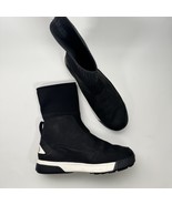 The North Face Women&#39;s Sz 9 Sierra Knit Water Proof Boots Black - $39.59