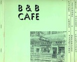 B &amp; B Cafe Menu Coffee Shop Paris Texas 1940&#39;s Penny Scale on Cover - $84.10