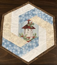 January Bird House Handmade Quilted Table Topper - $34.51 CAD