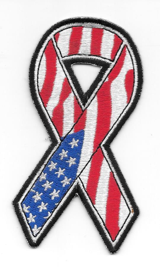 AMERICAN USA FLAG PATCH biker iron on - $3.91
