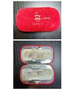 Vintage Solid Fuel Hand Warmer Red Velvet Pocket Warmer Charcoal Magnesi... - $36.11