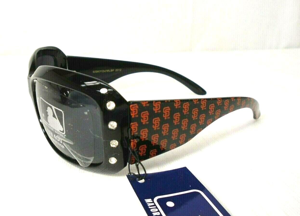 Primary image for SAN FRANCISCO GIANTS WOMENS SUNGLASSES BLING UV PROTECTION AND W/FREE POUCH/BAG
