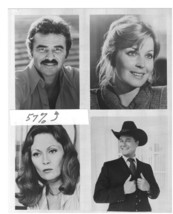 Burt Reynolds Larry Hagman Faye Dunaway Press Photo Movie TV Still B&amp;W  - $5.99