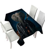 Cool Funny Art Elephice Cooper Elephant Tablecloth - $51.98 CAD+
