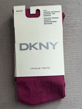 Vintage DKNY Womens Opaque Tights 412 Size Medium Pink Control Top Donna... - $295.20 MXN