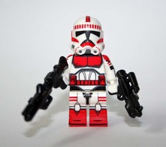 Minifigure Custom Toy Corusant Guard Clone Trooper Clone Wars Cartoon Star Wars! - £4.23 GBP