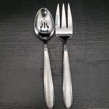 Oneida PENINSULA CASTLE JORDAN LAURA Stainless Cold Meat Fork and Slotte... - $12.86