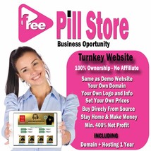 TURNKEY PILL STORE ECOMMERCE WEBSITE - Ready to make money today - £77.40 GBP