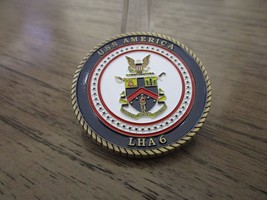 USN USS America LHA 6 San Francisco October 2014 Commissioning Challenge Coin - £30.50 GBP