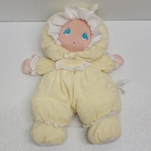 Little Darlins Yellow Baby Doll 13&quot; Plush Vintage 1994 Puffy Floppy Terr... - £23.34 GBP