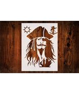 Captain Jack Sparrow Stencil Template, Reusable 10 mil Mylar, for DIY Ar... - $20.09 CAD