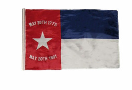 12X18 North Carolina Republic 1775-1861 Sleeved Polyester Garden 12&quot;X18&quot; Flag - £11.25 GBP