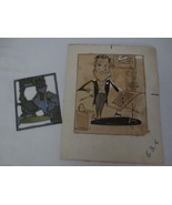 Political Cartoon MacArthur by Jean Louis Forain + metal plate 7/29 The ... - $50.00