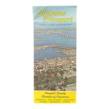 Vintage Welcome to Newport County Rhode Island Travel Visitors Brochure ... - £7.85 GBP
