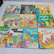 Lot of 10 Vintage THE BERENSTAIN BEARS Books Mixed Years School Pets Hal... - £19.25 GBP