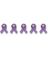 5 Pancreatic Cancer Ribbon Lapel Pin Illness Awareness Jewelry Quality C... - $312.78 MXN