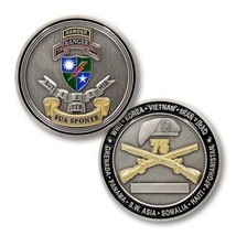 ARMY 75TH RANGER  REGIMENT 1.75&quot; CHALLENGE COIN - £31.23 GBP