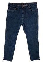 Michael Kors Mens Jeans Size 36x30 Blue Grant Classic Fit Dark Wash Actu... - £16.87 GBP