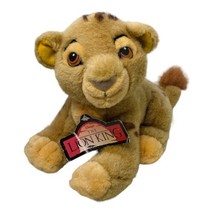 Vintage Disney Store The Lion King 8” Baby Simba Plush With Tag Cub Stuffed - £12.60 GBP