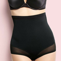 Avon Body Illusions High Waist Brief Compression Slimming Tummy Tuck Bla... - $7.91