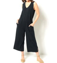 AmberNoon II Dr. Erum Ilyas UPF 50 Step-In Jumpsuit- BLACK , LARGE - £23.32 GBP