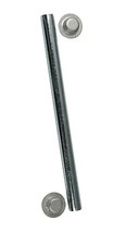 SHIP N 24 HR-C.E. Smith 10726A Roller Shaft with Cap Nuts 5/8&#39;&#39; x 11&#39;&#39;-B... - $9.78