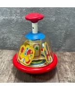 Fisher Price Push Down and Spin Merry Go Round Carousel Vintage Toy - £11.36 GBP