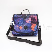 NWT Kipling AC7256 Kichirou Insulated Lunch Bag Polyester Galaxy Illusion Multi - £32.03 GBP