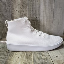 BYLT Premium Basics Lido Hytop Men&#39;s Size 11 Knit Sneakers White Hightop... - $825.07 MXN