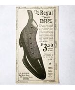 Bliss Regal 141 Leather Shoes 1897 Advertisement Victorian Fashion ADBN1A8 - €17,16 EUR