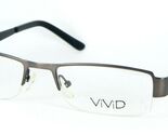 ViViD 365 Gunmetal/Schwarz Brille Metall Rahmen 53-19-140mm (Notizzettel) - $56.78