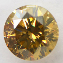 Round Shape Diamond Deep Greyish Brown Color Loose 1.32 Carat I1 IGI Certified - £1,567.12 GBP