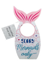 UNICORN Dream In Color Door Knob Hanger Sign Mermaid Shaped Kids Childre... - $17.70