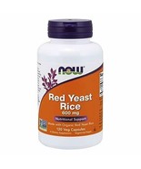 NOW Supplements, Red Yeast Rice 600 mg, Made with Organic Red Yeast Rice... - $23.41